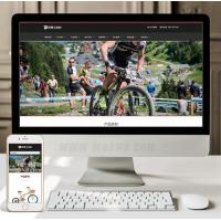 （自适应手机版）响应式休闲运动品牌自行车类网站织梦模板 HTML5自行车生产销售网